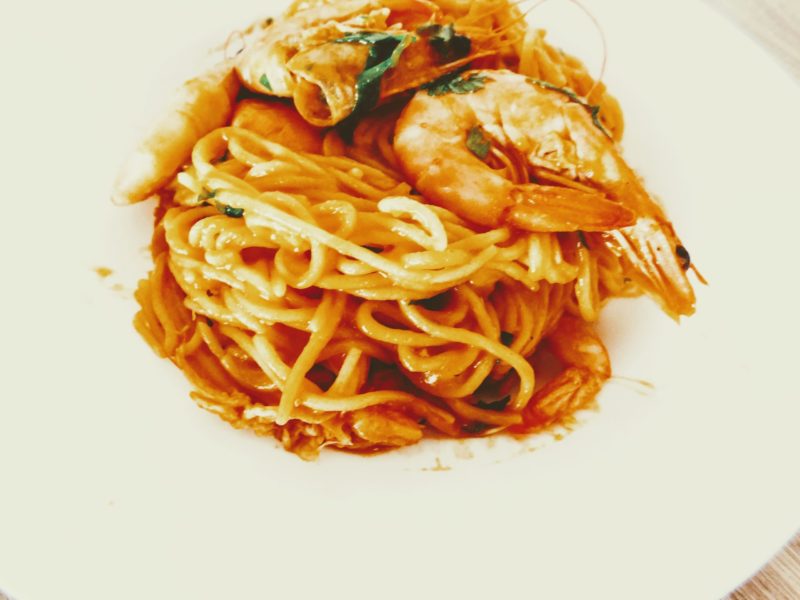 Italian Shrimp Pasta #glutenfree / Italské těstoviny s krevetami nejen pro sváteční stůl #bezlepku