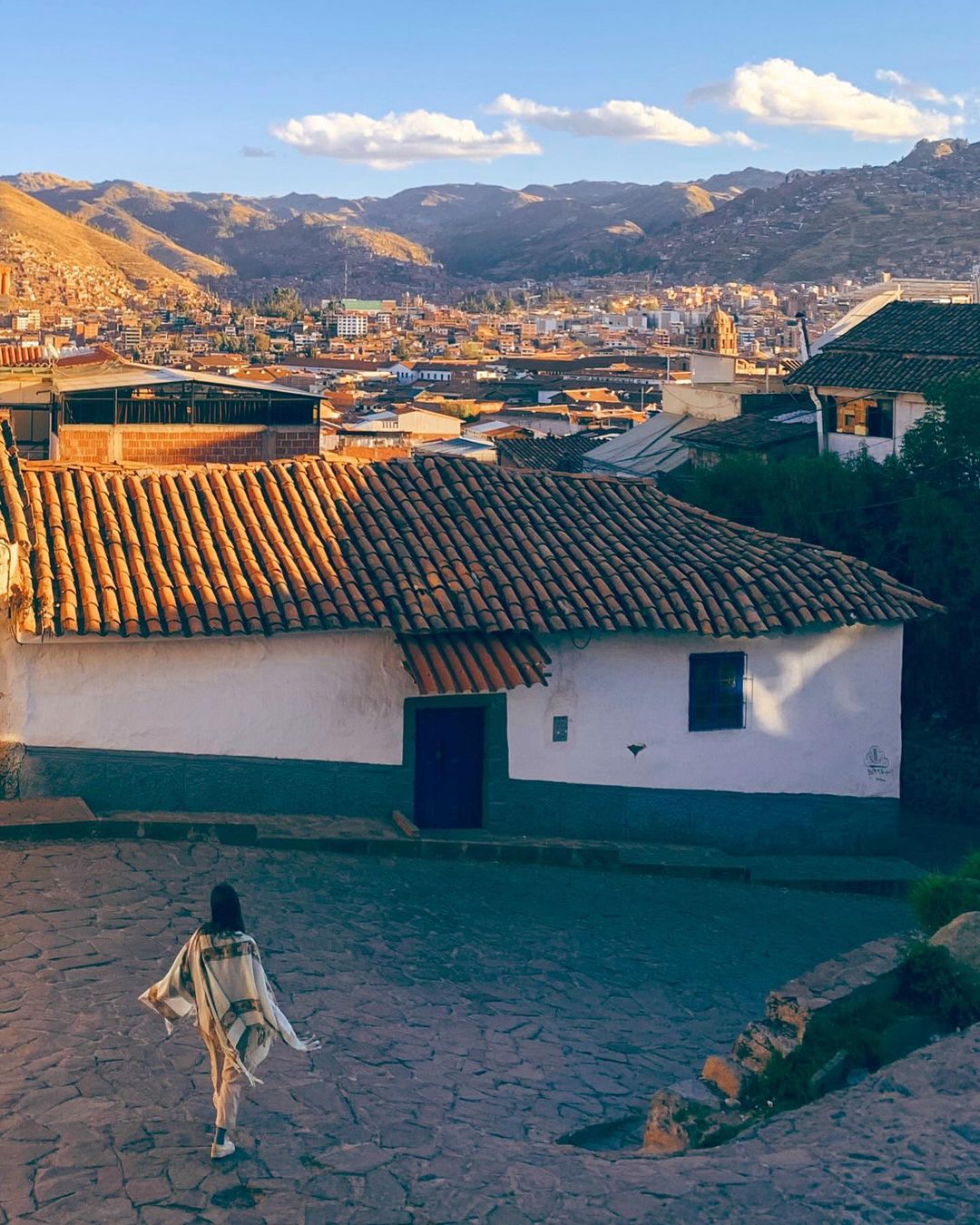 Panoramic view of Cusco city